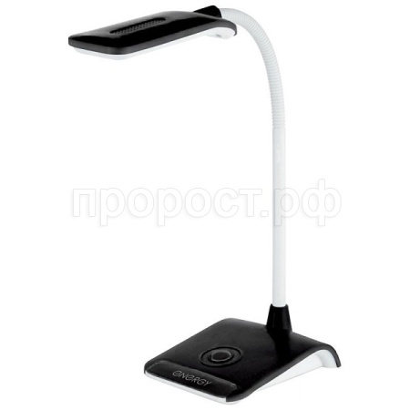 Лампа ENERGY электрическая настольная бело-черная EN-LED23