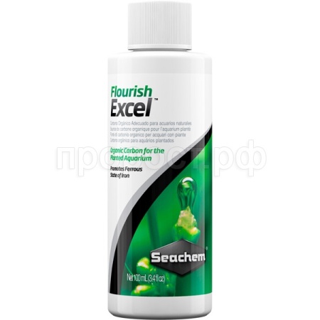 Рыбы вода Seachem Flourish Excel био-углерод ( 5мл на 200л воды) 100мл/SCH-455/АЛ