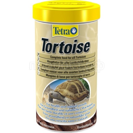 Корм для черепах Tetra Tortoise банка 500 мл смесь для сухопутных черепах