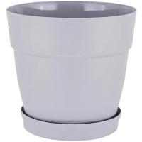 Кашпо Villa de Fiori D360 20л утренний туман с под. на колесиках IG6604 /6шт/ПР