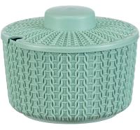 Сахарница ВЯЗАНИЕ 0,45л фисташковый М1197 