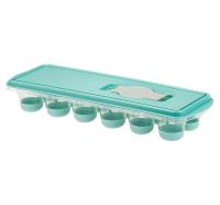 Форма для льда КАПЛЯ с крышкой и клапаном аквамарин М1250