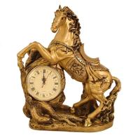 Часы Конь(золото)  L48W22H55см 713124/SH015  Часы Конь(золото)  L48W22H55см 713124/SH015