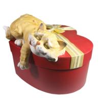 Кот спящий L25 W12 H9 см 713437/F690 