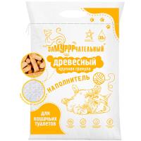 Наполнитель ЗаМУРРРчательный 30л древесный Желтый крупная гранула 