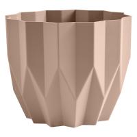 Кашпо Геометрия 2,2л фраппе с дренаж. вставкой КШ-5809 /24шт/ПП