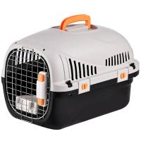 Переноска пластиковая SafetySpace 49х32х32см СП-133 темная