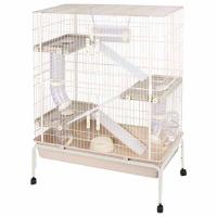 Клетка для крупных грызунов трехэтажная SY2214, на колесах 101,5*51*130см/40691079