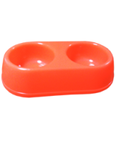 Миска двойная для кошек 01 Бриллиант