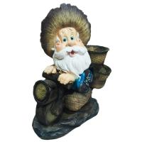 Фигура Лесовик на велосипеде L19W39H50см 626133/F405