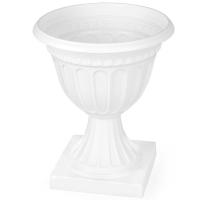 Вазон Олимпия 12л белый на высокой ножке М9068 /5шт/ Альтерн