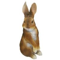 Заяц полевой №2 L17,5W14,5H37,5см коричневый 626490/F549