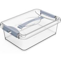 Контейнер д/хранения Клик 6л прозрачный с защелками С272ПРО