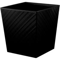 Кашпо Манхэттен квадрат 301мм Cube 22л оникс с вставкой IG6712 /4шт/ПР