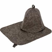 Набор подарочный "Банные штучки" 2 предмета(шапка,коврик) 41344/20шт/Профит