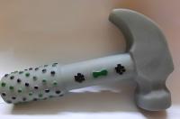 Игрушка для собак Молоток из винила серый 16см 80600017