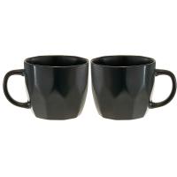 Набор кружек 400мл Balance (2шт) черный в инд. упак. Ф11-076L/2 /24шт/Rosario 