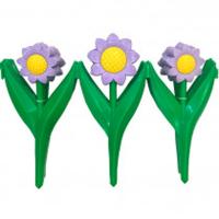 Забор Ромашка желто-мятный (0,3*2,25м, 5 секций)/10шт/