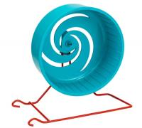 Игрушка д/грыз Колесо D140 литое на металл подставке бирюзовое/3139/Дарэлл