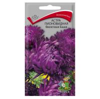 Астра пионовидная Фиолетовая башня 0,3г  Астра пионовидная Фиолетовая башня 0,3г