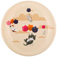 Тарелка 23см Cats (6шт) бумажный 109342 /300шт/ Волшебная страна Тарелка 23см Cats (6шт) бумажный 109342 /300шт/ Волшебная страна