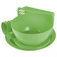 Набор д/пикника Vanilla 5 персон (18 предметов) фисташковый SE1810/4шт/ПР Набор д/пикника Vanilla 5 персон (18 предметов) фисташковый SE1810/4шт/ПР