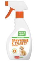 Спрей Умный Приучение к туалету для кошек 200мл Спрей Умный Приучение к туалету для кошек 200мл