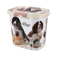 Контейнер д/корма Dogs 10л овальный/8шт/М5394