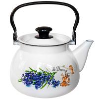 Чайник 3,5л с метал. ручкой сферич. белый Аромат 42104-132/6-У4 /4шт/Керчь