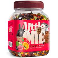 Лакомство д/грыз Литтл Ван Витамин С ягоды, фрукты, овощи 160г банка/6шт/ЧЗ