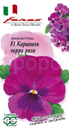 Виола Виттрока Карамель черри розе F1 7шт серия Фарао  Виола Виттрока Карамель черри розе F1 7шт серия Фарао
