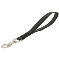 Водилка нейлон 20мм 30см с стальным карабином/19000809с/Каскад Водилка нейлон 20мм 30см с стальным карабином/19000809с/Каскад