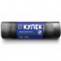 Мешки д/мусора 240л (10шт) Кулек Рационал. выбор 30мкм 80*95см /12шт/