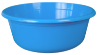 Таз 25л круглый голубой 03029