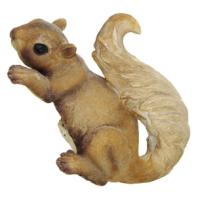 Фигура Белочка-пышный хвостик навесная L21,5W11H13см 626471/F530