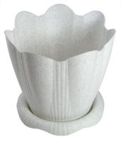 Кашпо Эдельвейс 9,5л мрамор С194М