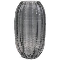 Ваза д/цветов Плиссе большая графит стекл. /1902-Н5 /1шт/ДК Ваза д/цветов Плиссе большая графит стекл. /1902-Н5 /1шт/ДК