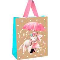 Пакет подарочный 26*32*12см "Люблю тебя"  MESHU/354569/Рельеф