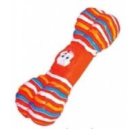 Игрушка с Кость полосатая из винила 14см/2051/Вестерн