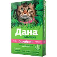 Ошейники Дана Ультра для кошек против блох и клещей 35см розовый Ошейники Дана Ультра для кошек против блох и клещей 35см розовый
