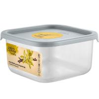 Контейнер д/продуктов 0,4л Sugar&Spice квадрат. трюфель с гибкой крышкой SE1679 /18шт/ПР