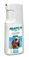 Спрей против блох и клещей Барс для собак 200 мл