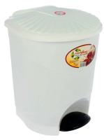 Контейнер 15л для мусора с педалью белый