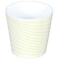 Кашпо Bloom 2,7л песочный с вставкой А011 /20шт/Арз