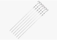 Набор шампуров ECOS 560*10-1,0мм, угловой с витком 9382 Набор шампуров ECOS 560*10-1,0мм, угловой с витком 9382