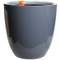 Кашпо Сириус 16,5л серый муссон с вставкой СР30-70 /1шт/ЛГ