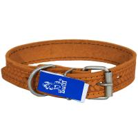 Ошейник кожа 30мм 1слойный Н/У 58-61см/40823/Бим