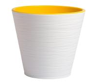 Кашпо Конус 3,7л белый К20-10