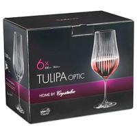 Набор бокалов для вина TULIPA 6шт 550мл /CR550101T
