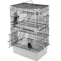 Клетка д/грыз ЭКО 4-х эт РИККИ 42*30*67см разборная светло-серая/43112/Дарэлл Клетка д/грыз ЭКО 4-х эт РИККИ 42*30*67см разборная светло-серая/43112/Дарэлл